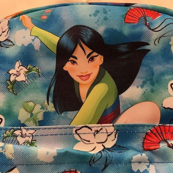 Disney Princess Mulan & Little Brother Dog Nylon Mini Backpack NWT - Picture 4 of 10